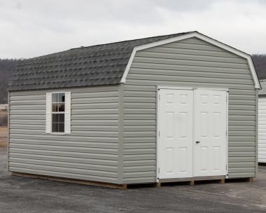 12x16 Gambrel Dutch Barn Style Storage Shed with Vinyl Siding