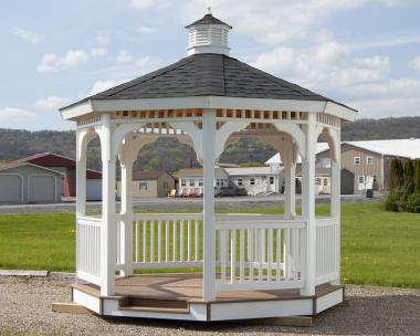 10x10 Vinyl Gazebo from Pine Creek Structures of Berrysburg