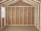 10x14 Peak Storage Shed Interior